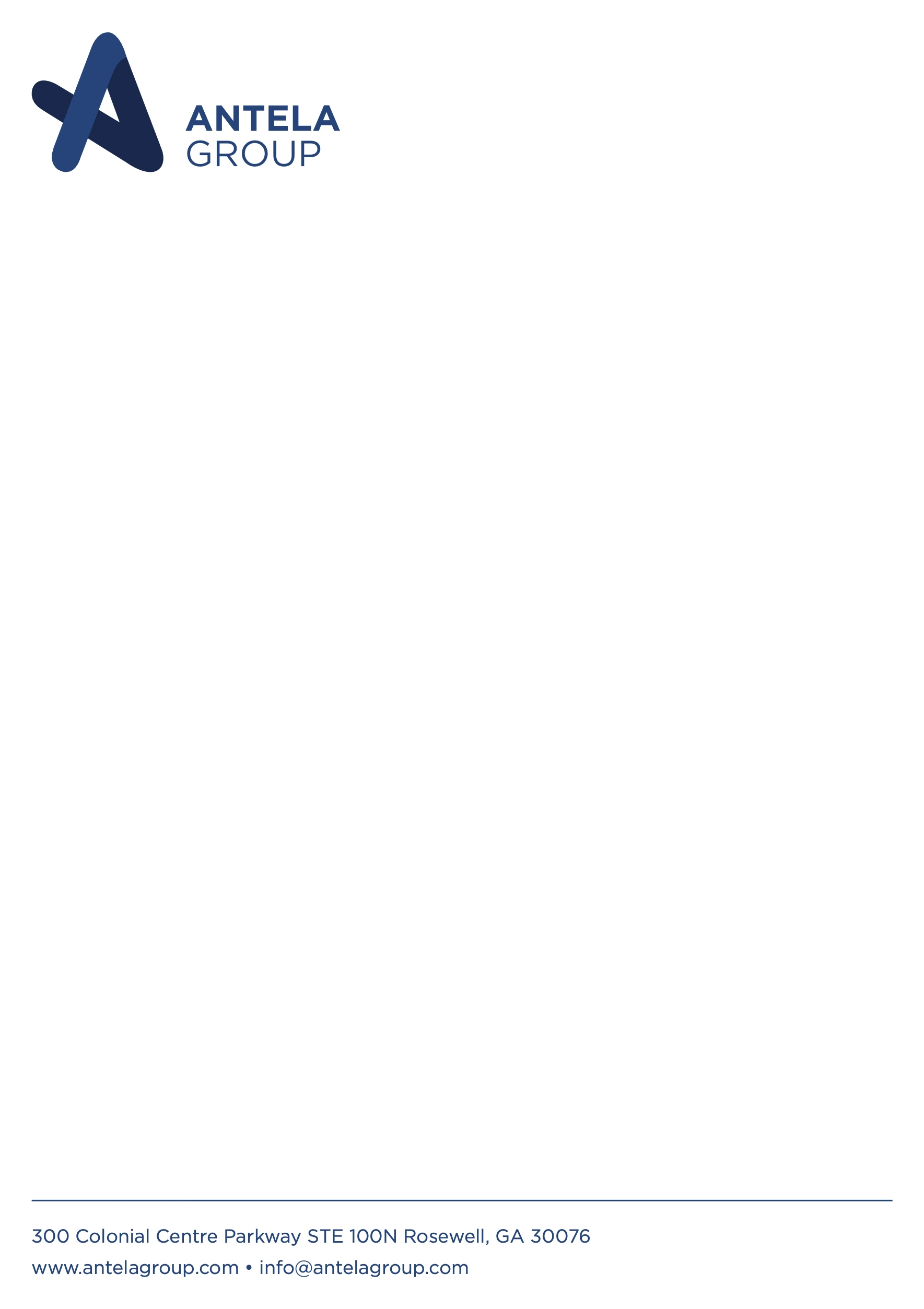 Antela Group letterhead