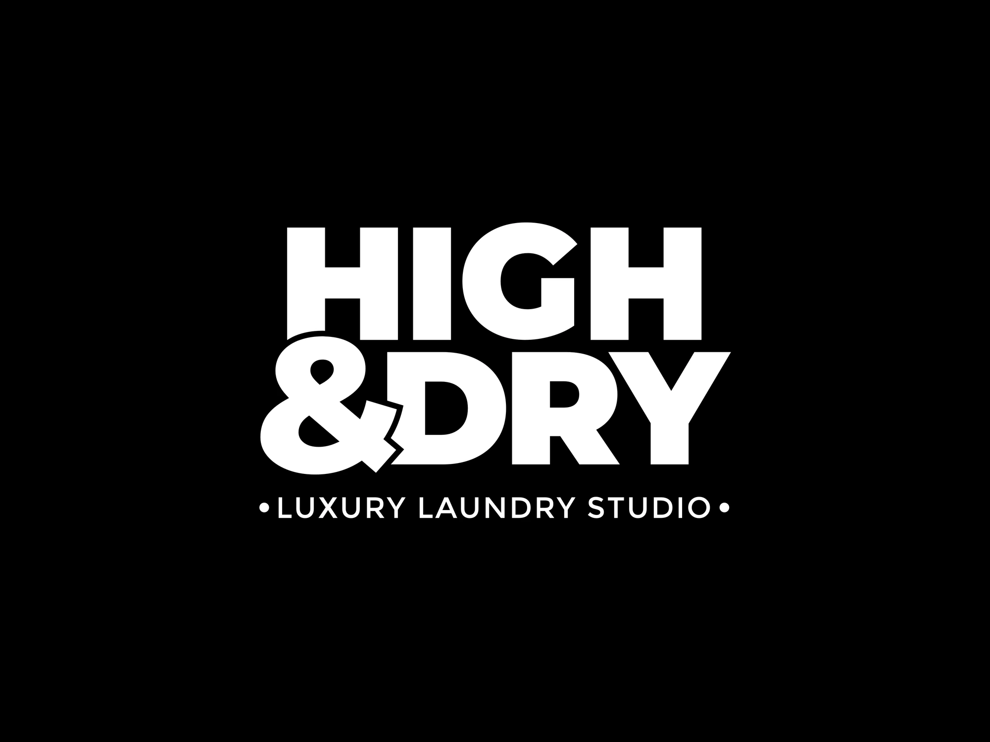 High & Dry brand identity, luxury aftercare branding by Blue Owl Design Studio, Hyderabad