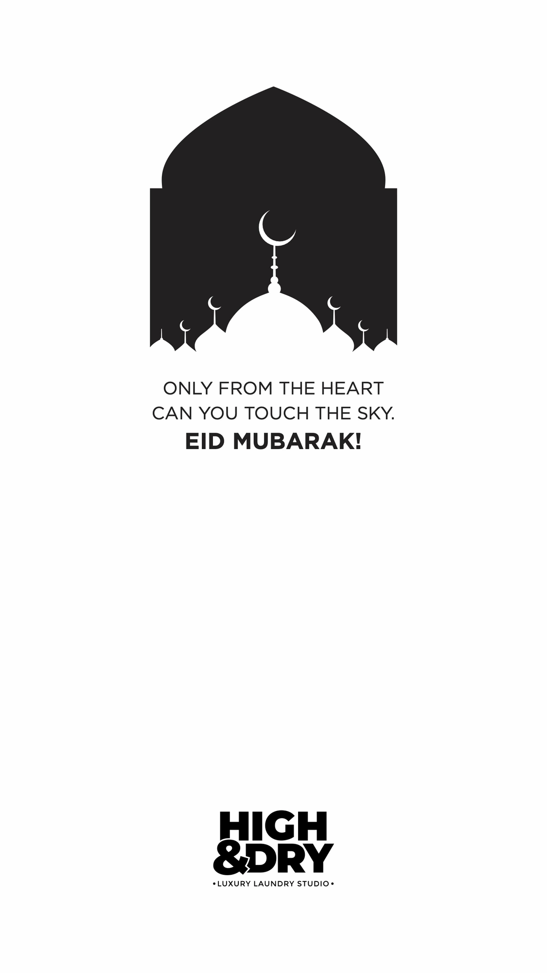Eid (Instagram), High & Dry, luxury aftercare branding by Blue Owl Design Studio, Hyderabad