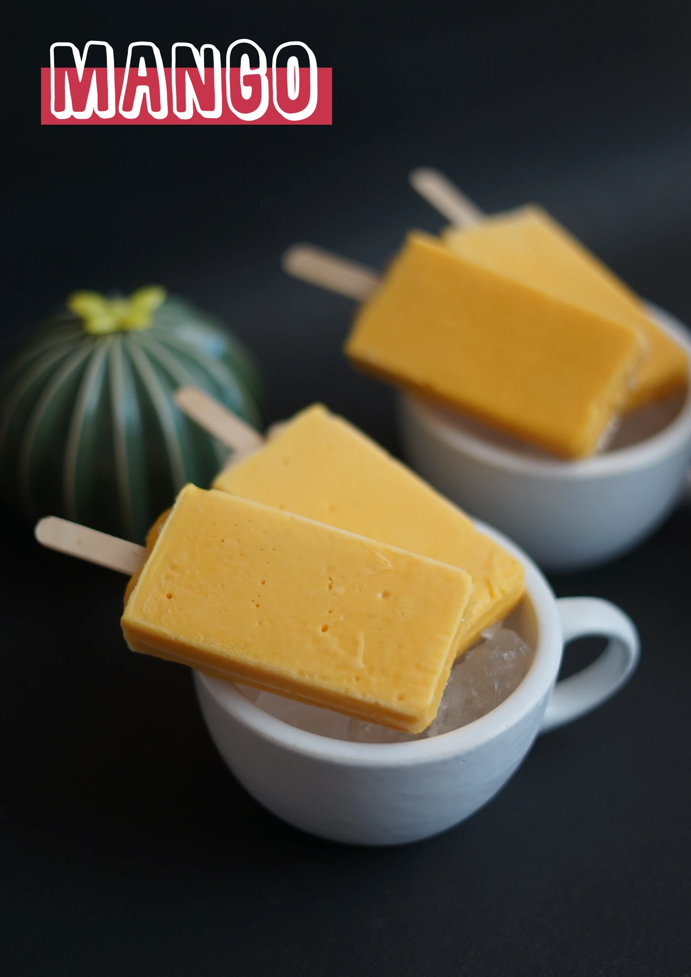 Mango (Flavour posters), House of Pops, food & beverage branding by Blue Owl Design Studio, Hyderabad