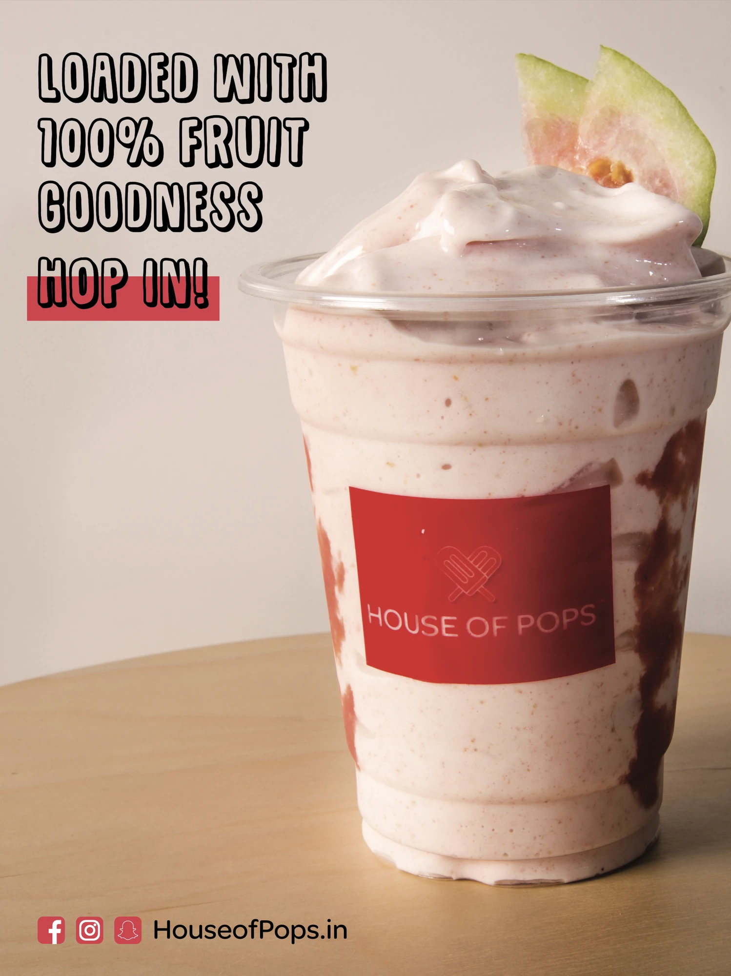 Hop In! campaign, 1 of 2, House of Pops, food & beverage branding by Blue Owl Design Studio, Hyderabad