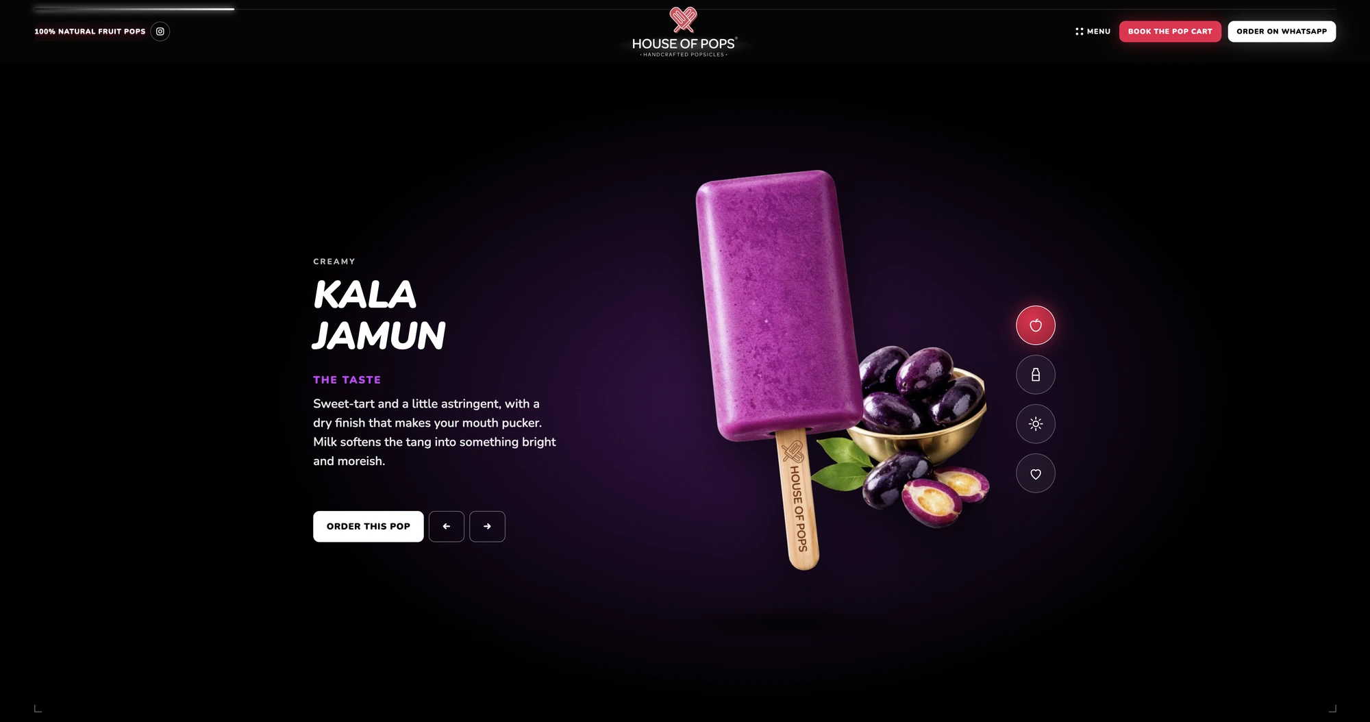 Flavour stories (houseofpopsindia.com), House of Pops, food & beverage branding by Blue Owl Design Studio, Hyderabad