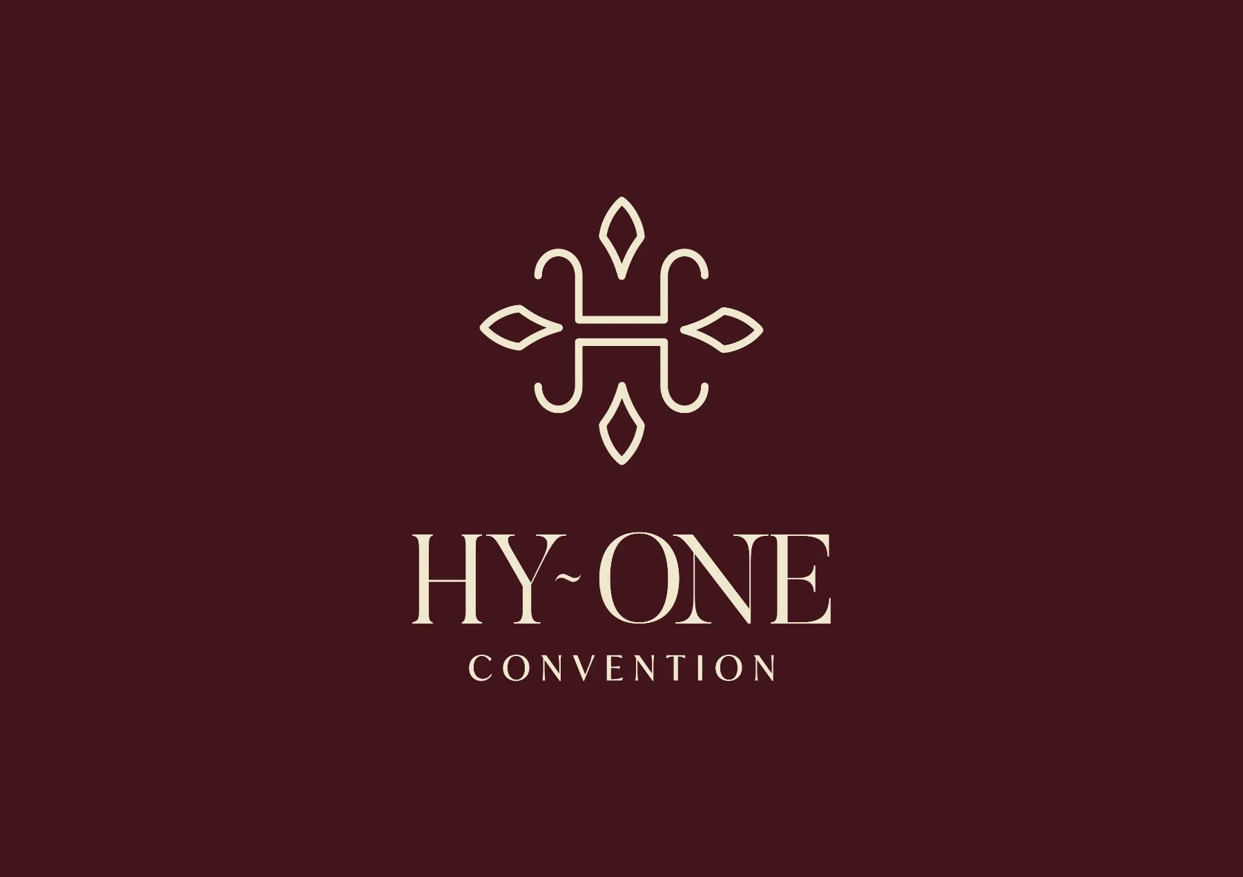 Hy~One brand identity, hospitality & events branding by Blue Owl Design Studio, Hyderabad