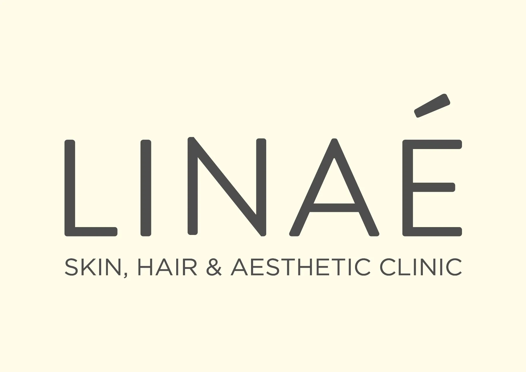 LINAÉ brand identity, healthcare & aesthetics branding by Blue Owl Design Studio, Hyderabad