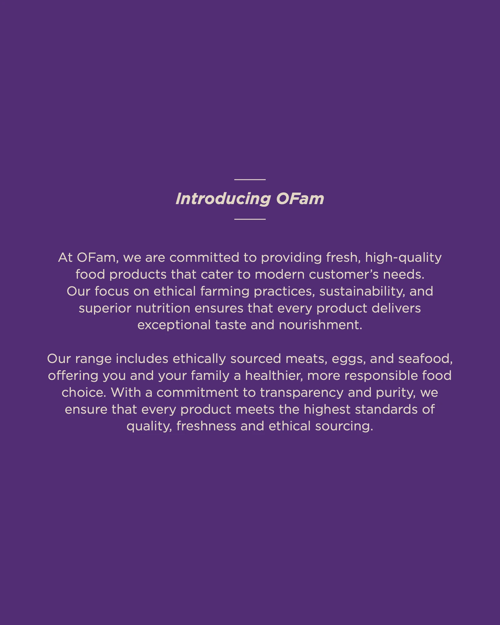 Introducing O Fam (Brochure), O Fam, food & beverage branding by Blue Owl Design Studio, Hyderabad