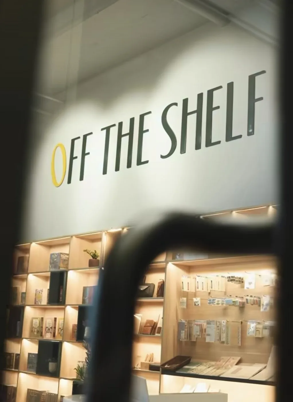 Wall signage, Off The Shelf, retail & culture branding by Blue Owl Design Studio, Hyderabad
