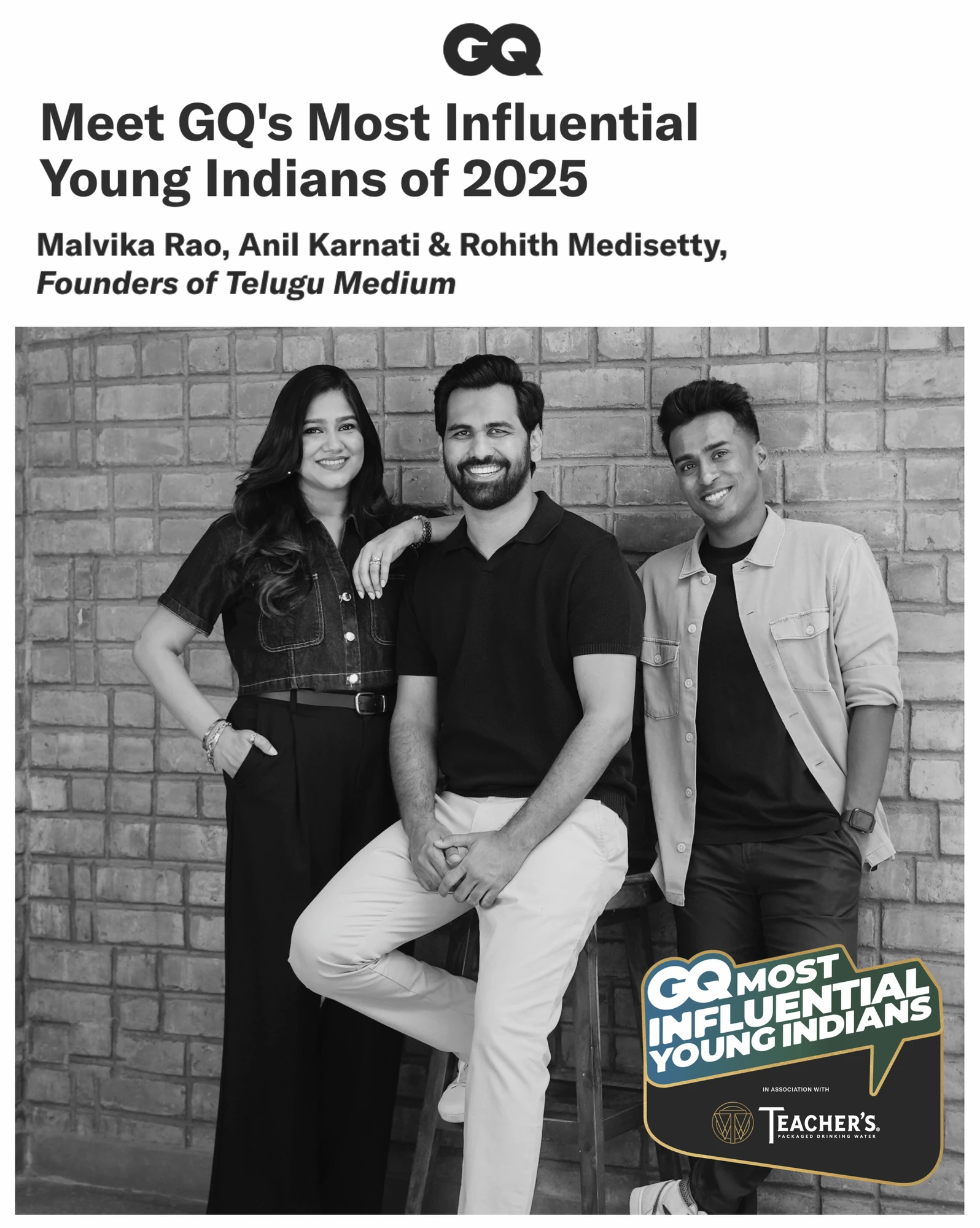 GQ India, 2025, 1 of 2, Telugu Medium, food & beverage branding by Blue Owl Design Studio, Hyderabad