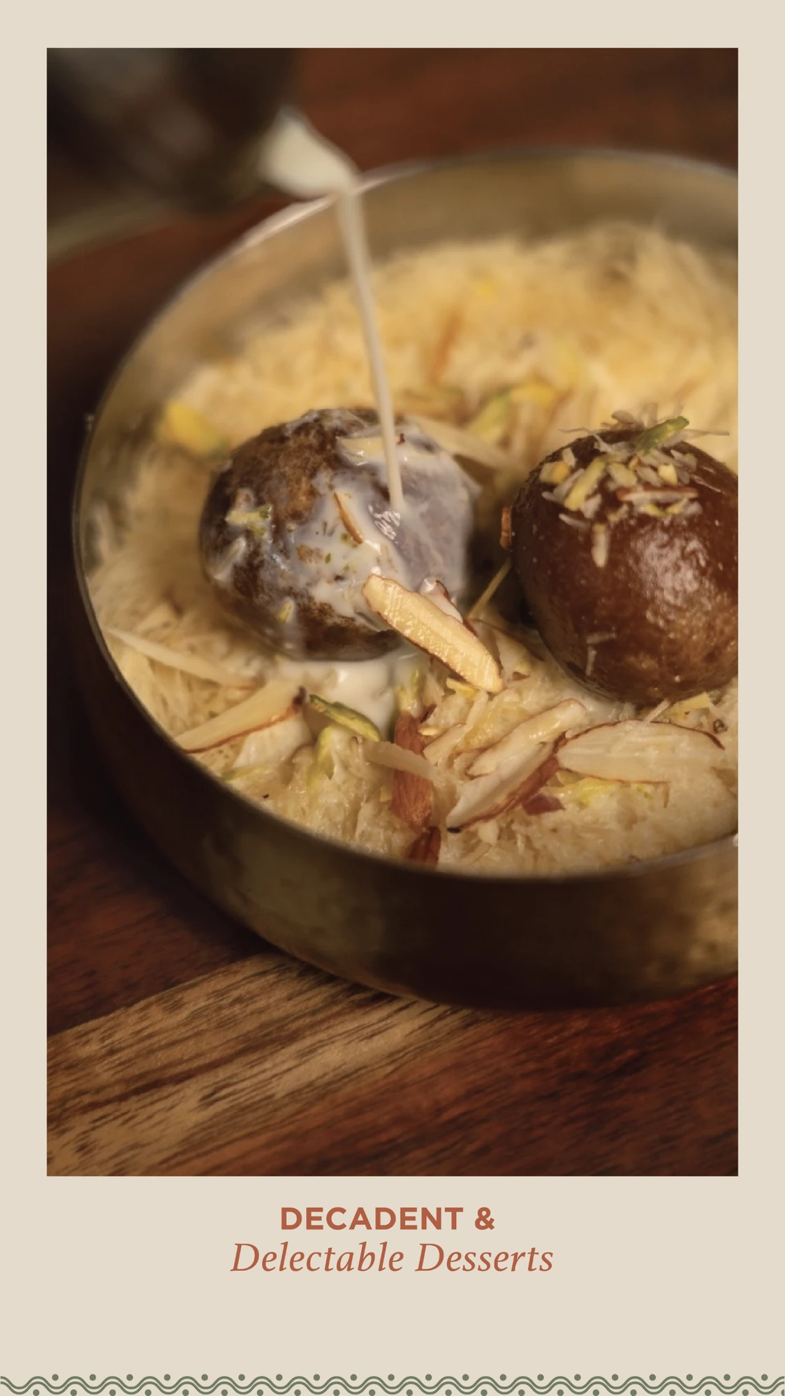 Desserts (One frame, every post), Telugu Medium, food & beverage branding by Blue Owl Design Studio, Hyderabad